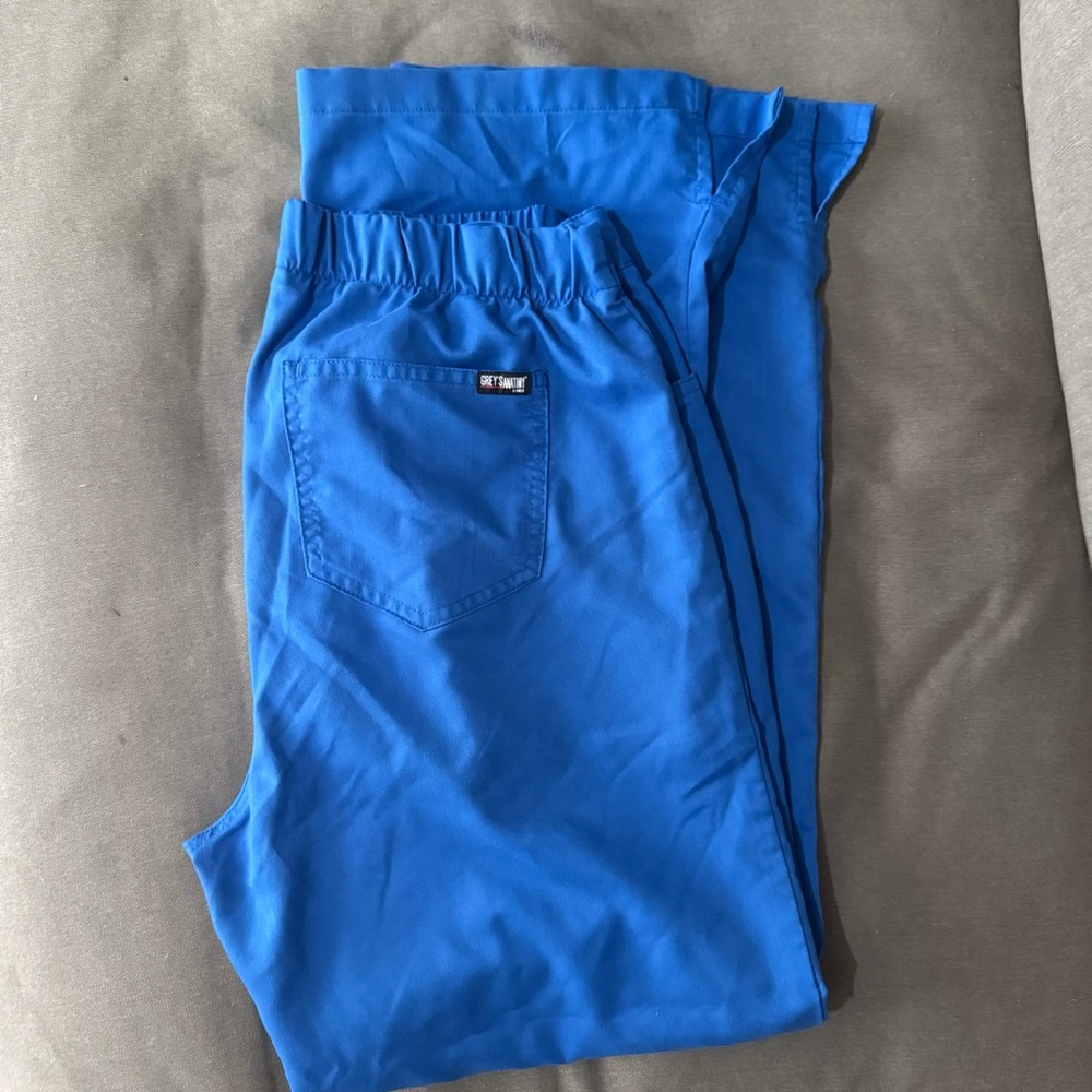 Grey’s Anatomy royal blue scrub pants, medium